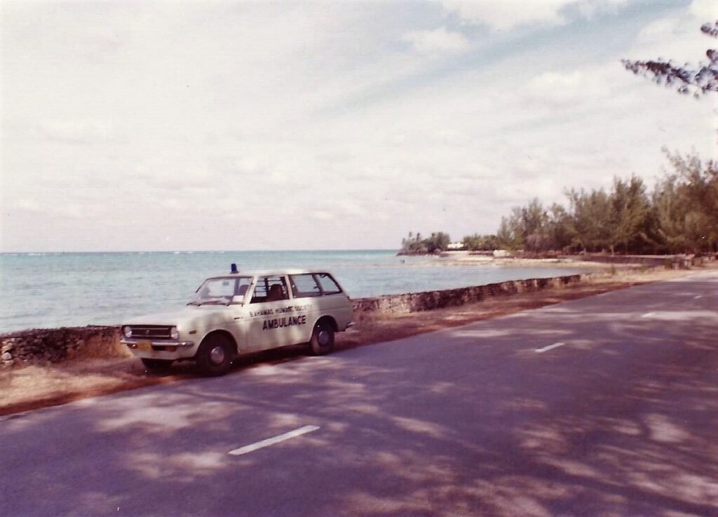 Bahamas Humane Society ambulance patrolling the island of New providence.
